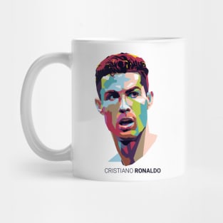 Ronaldo Pop Art Portrait Mug